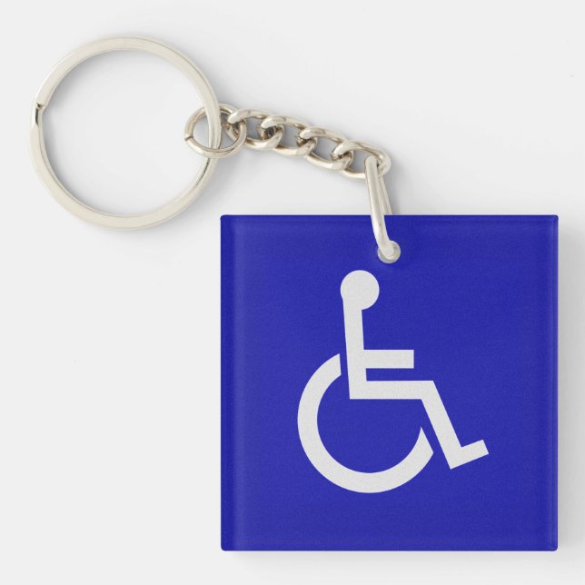 Porte-clefs Handicapés handicapés (Devant)