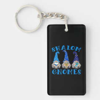 Porte-clefs Hanoukka Drôle juif Shalom Gnomes Chanukah