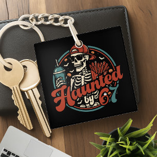 Porte-clefs Hanté par 67 Drôle d'Halloween Six Sept 67 Meme