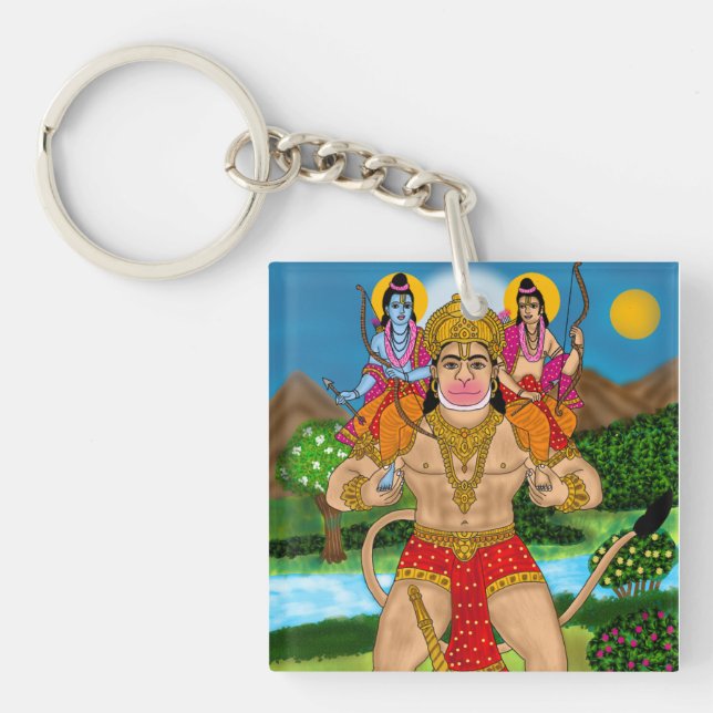 Porte-clefs Hanuman Keychain (Devant)