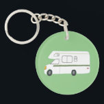 Porte-clefs HAPPER CAMPER RV Motorhome Camper PERSONNALISÉ<br><div class="desc">Customisez ce porte - clé mignon avec votre propre texte,  votre nom ou tout ce que vous voulez. Préparez-vous à votre voyage en voiture avec ce design de camping-car,  dessiné à la main par moi pour vous ! Consultez ma boutique pour trouver beaucoup d'autres articles correspondants !</div>
