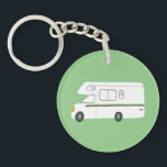 Porte-clefs HAPPER CAMPER RV Motorhome Camper PERSONNALISÉ<br><div class="desc">Customisez ce porte - clé mignon avec votre propre texte,  votre nom ou tout ce que vous voulez. Préparez-vous à votre voyage en voiture avec ce design de camping-car,  dessiné à la main par moi pour vous ! Consultez ma boutique pour trouver beaucoup d'autres articles correspondants !</div>