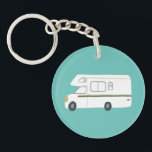Porte-clefs HAPPER CAMPER RV Motorhome Camper PERSONNALISÉ<br><div class="desc">Customisez ce porte - clé mignon avec votre propre texte,  votre nom ou tout ce que vous voulez. Préparez-vous à votre voyage en voiture avec ce design de camping-car,  dessiné à la main par moi pour vous ! Consultez ma boutique pour trouver beaucoup d'autres articles correspondants !</div>