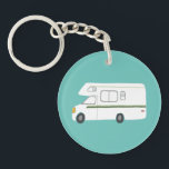 Porte-clefs HAPPER CAMPER RV Motorhome Camper PERSONNALISÉ<br><div class="desc">Customisez ce porte - clé mignon avec votre propre texte,  votre nom ou tout ce que vous voulez. Préparez-vous à votre voyage en voiture avec ce design de camping-car,  dessiné à la main par moi pour vous ! Consultez ma boutique pour trouver beaucoup d'autres articles correspondants !</div>