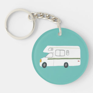 Porte-clefs HAPPER CAMPER RV Motorhome Camper PERSONNALISÉ