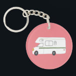 Porte-clefs HAPPER CAMPER RV Motorhome Camper PERSONNALISÉ<br><div class="desc">Customisez ce porte - clé mignon avec votre propre texte,  votre nom ou tout ce que vous voulez. Préparez-vous à votre voyage en voiture avec ce design de camping-car,  dessiné à la main par moi pour vous ! Consultez ma boutique pour trouver beaucoup d'autres articles correspondants !</div>