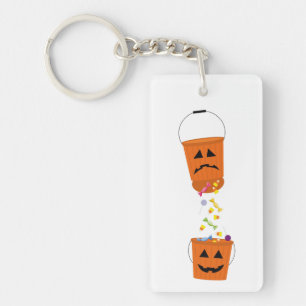 Porte-clefs Happy and triste Halloween Buckets