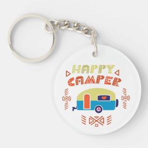 Porte-clefs Happy Camper