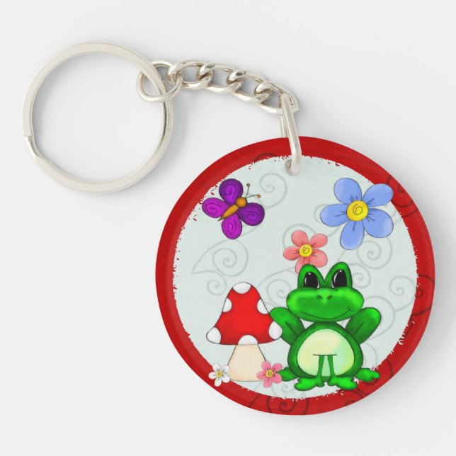 Porte-clefs Happy Frog (Devant)