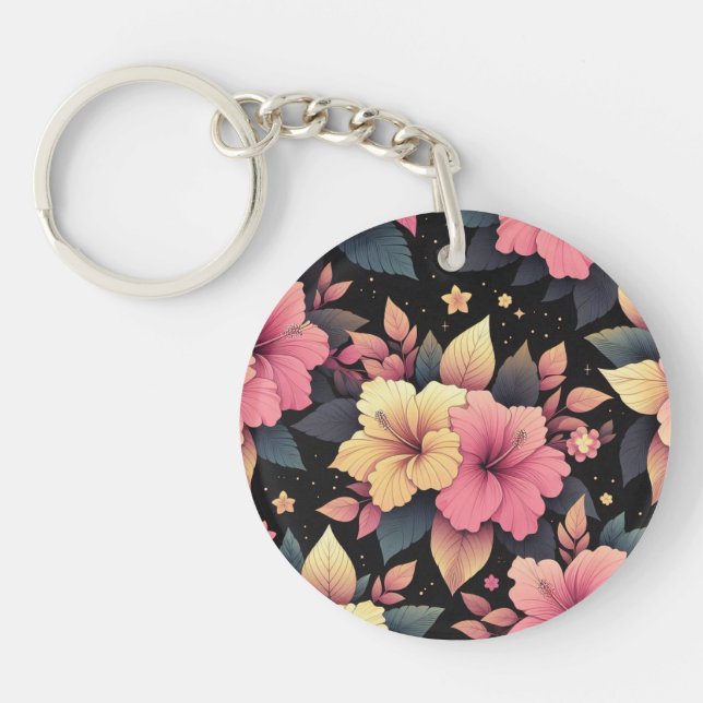 Porte-clefs Happy Hibiscus (Devant)
