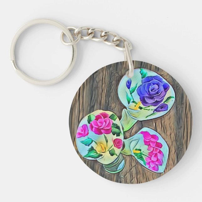 Porte-clefs Happy Lilys  (Devant)