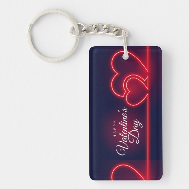 Porte-clefs Happy Valentine's Day (Devant)