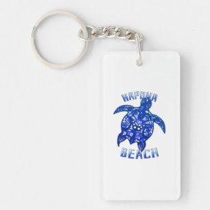 Porte-clefs Hapuna Beach Hawaii Vacances Tortue Tribale