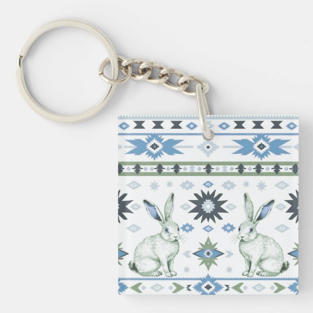 Porte-clefs Hares du désert (Devant)