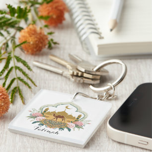 Porte-clefs Harmonie chameau et mosquée