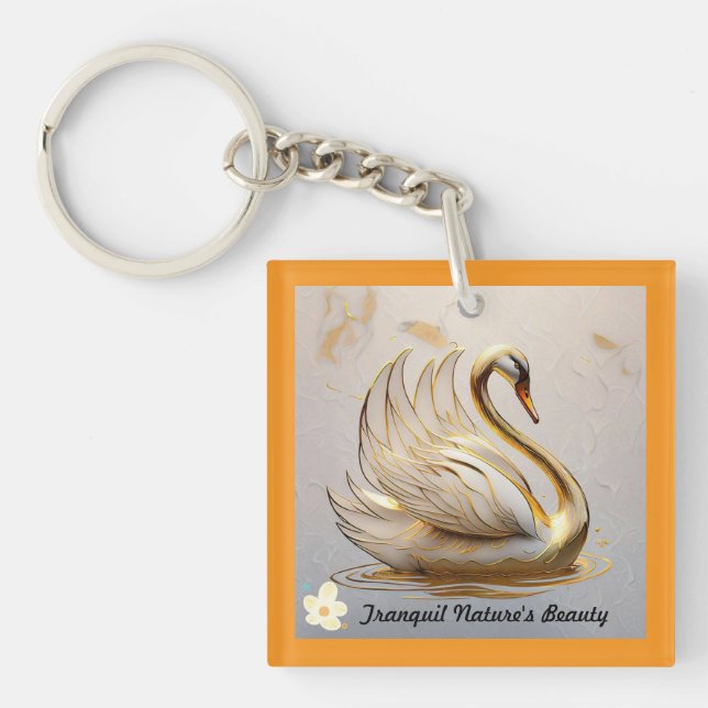 Porte-clefs "Harmonie de la nature paisible" (Devant)