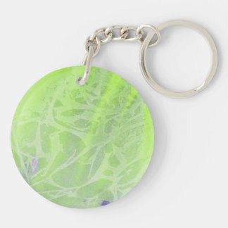Porte-clefs Harmonie Douce Verte et Lavande