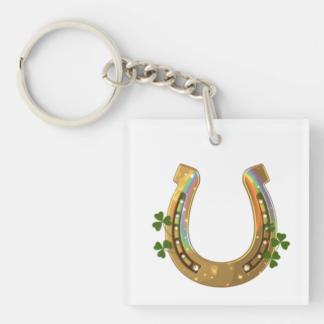 Porte-clefs Harp And Shamrocks (Devant)