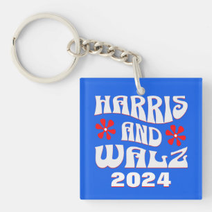Porte-clefs Harris et Walz Retro