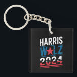 Porte-clefs Harris Waltz 2024 Election Kamala Harris Tim Waltz<br><div class="desc">Harris Waltz 2024 Election Kamala Harris Tim Waltz 2024</div>
