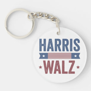 Porte-clefs Harris Walz 2024 Election Kamala Tim Waltz America