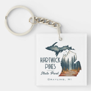 Porte-clefs Hartwick Pines State Park Souvenir Cadeau