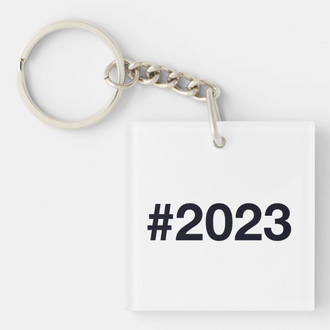 Porte-clefs Hashtag 2023 (Devant)