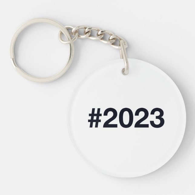 Porte-clefs Hashtag 2023 (Devant)