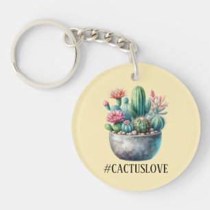 Porte-clefs Hashtag Cactuslove