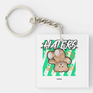 Porte-clefs HATERS Teddy Bear - Embrassez l'amour avec une tou