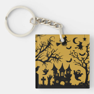 Porte-clefs Haunted House Paper Bowls