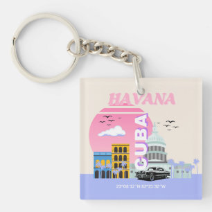 Porte-clefs Havana Cuba Travel