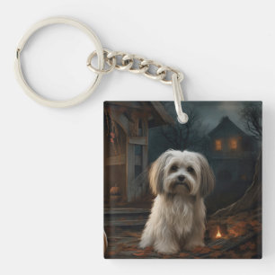 Porte-clefs Havanese Halloween Scary
