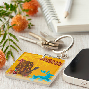 Porte-clefs Hawaii Aloha Tiki Bar Retro Luau Party