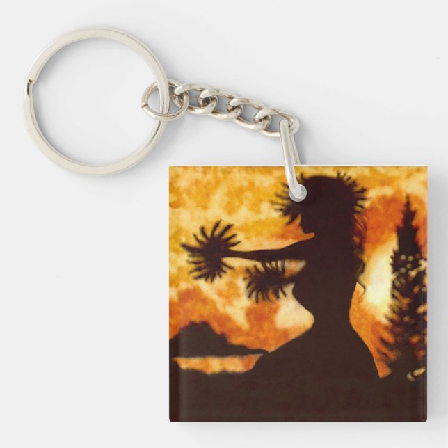 Porte-clefs Hawiian Hula Dancer (Devant)