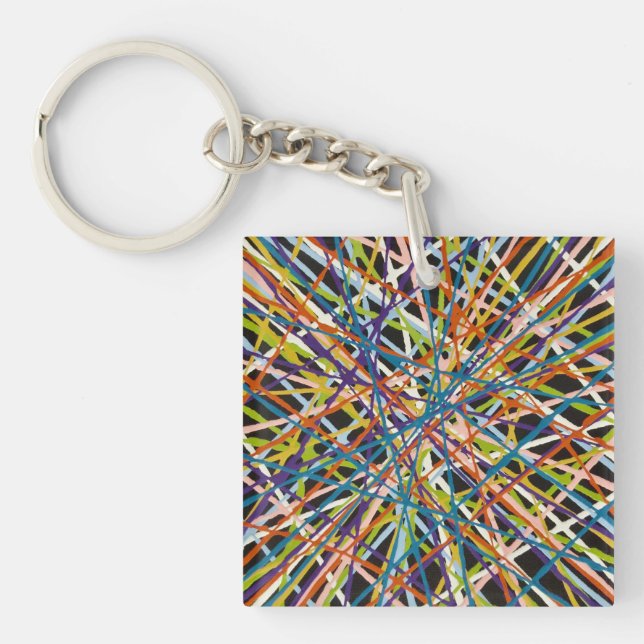 Porte-clefs Haystack en Porte - clé noir (Devant)