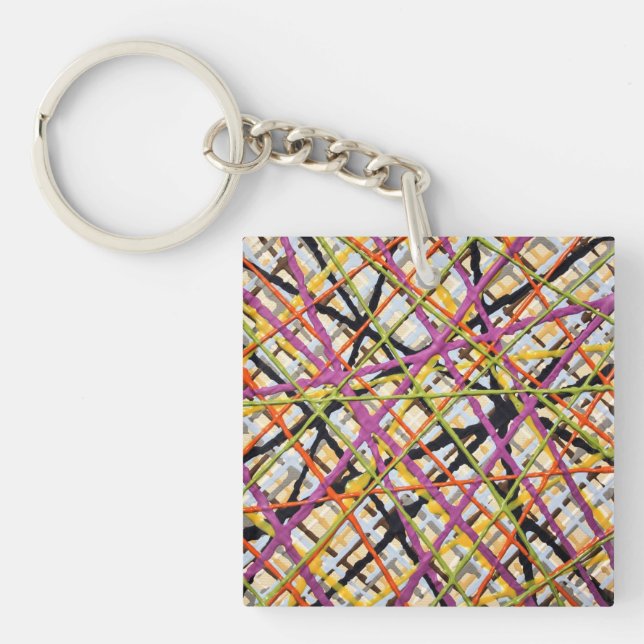Porte-clefs Haystack en Porte - clé violet (Devant)