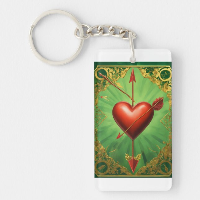 Porte-clefs Heart Keepsaké : Heart Design Porte - clé (Devant)