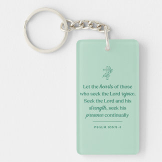 Porte-clefs Hearts Seeking the Lord Christian