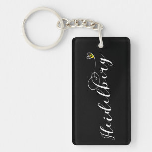 Porte-clefs Heidelberg Flag Heart, Allemagne