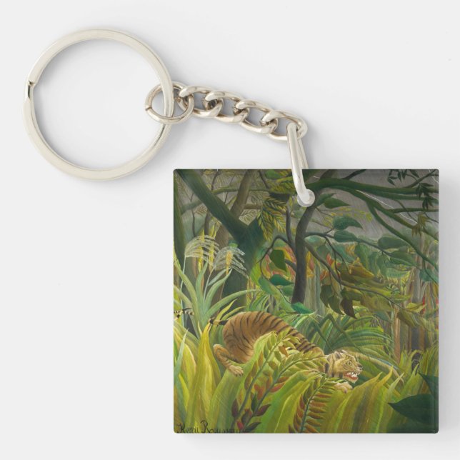 Porte-clefs Henri Rousseau - Surpris ! (Devant)