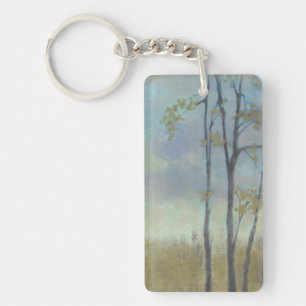 Porte-clefs Herbe bordée d'arbres de blé I