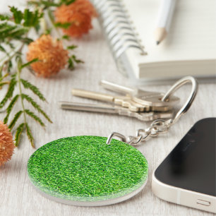 Porte-clefs Herbe verte
