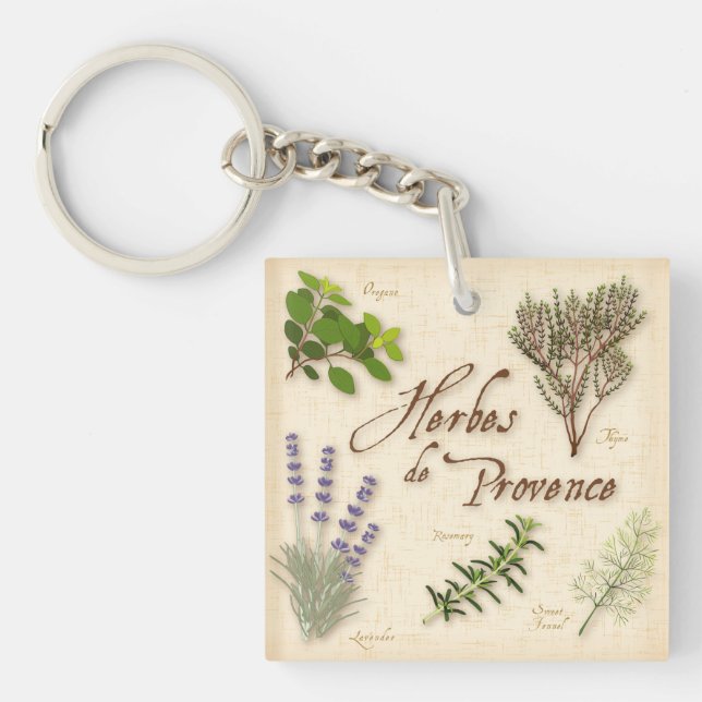 Porte-clefs Herbes de Provence Porte - clé (Devant)