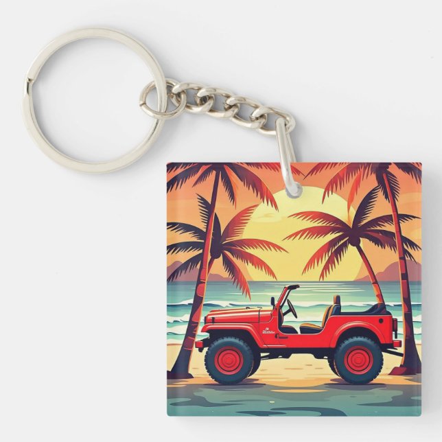PORTE-CLEFS " HEURE D'ÉTÉ " (Devant)