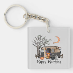 Porte-clefs Heureux Camper d'Halloween Sorcière Éffrayante
