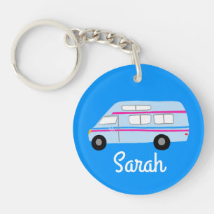 Porte-clefs HEUREUX CAMPER Van RV Motorhome Campervan CUSTOM