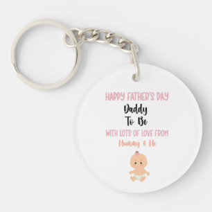 Porte-clefs Heureux Papa Fête des pères D'Être Porte - clé