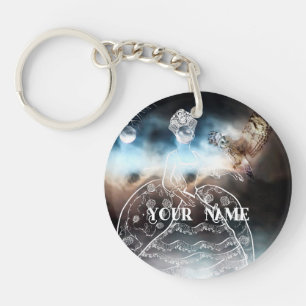 Porte-clefs Hibou et Dame