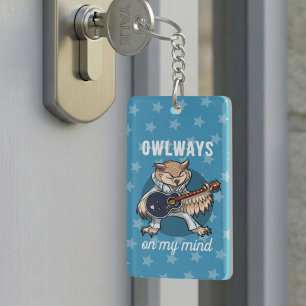 Porte-clefs Hibou original Toujours dans mon esprit Personnage